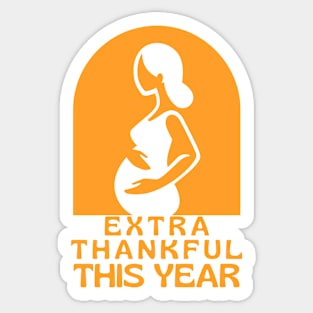 Extra Thankful This Year Sticker